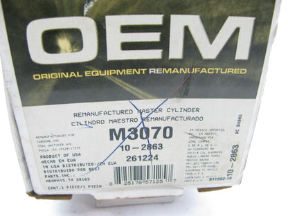 Oem Remanufacturing M3070 Reman Brake Master Cylinder W/O Reservoir