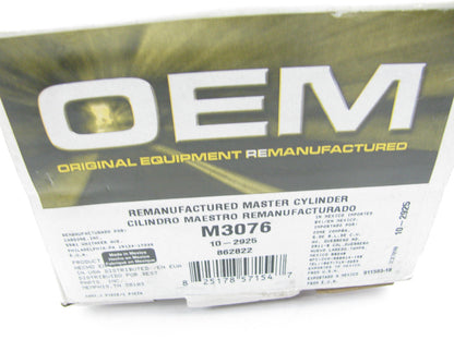 Oem Remanufacturing M3076 Reman Brake Master Cylinder W/O Reservoir