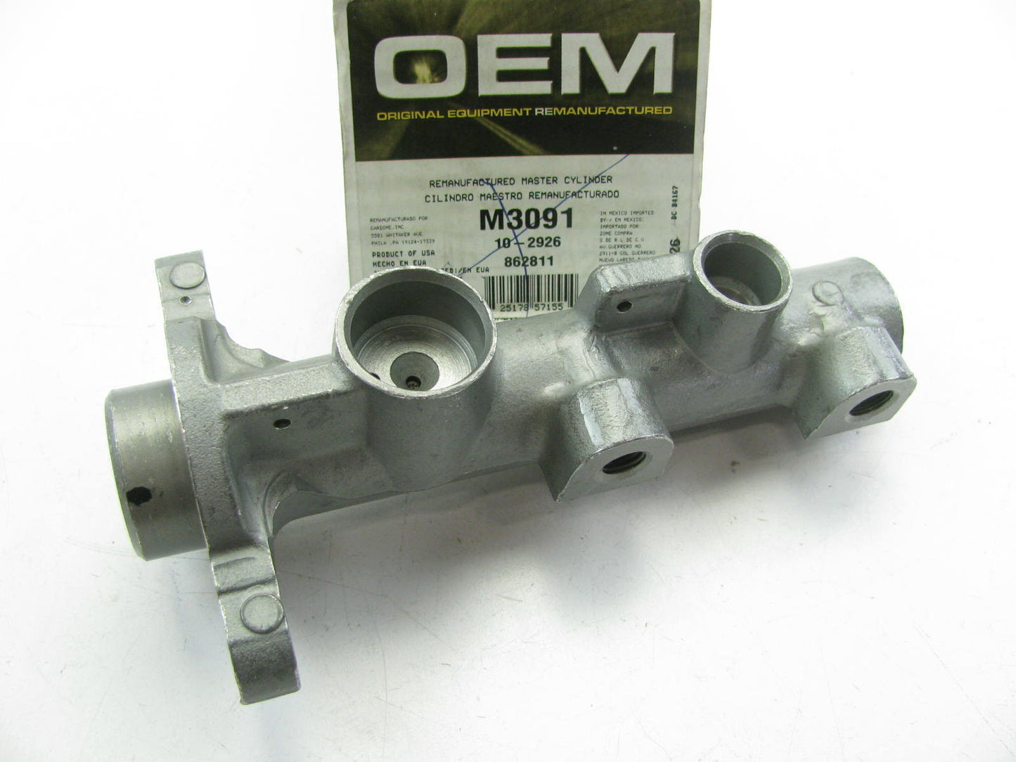 Oem Remanufacturing M3091 Reman Brake Master Cylinder For 00-05 Cavalier Sunfire