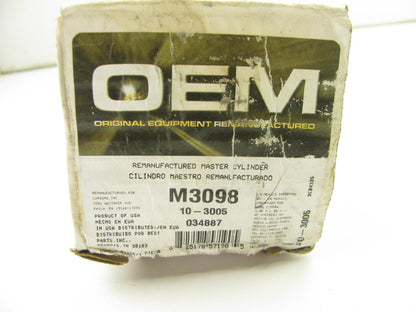 Oem Remanufacturing M3098 Reman Brake Master Cylinder For 1999-03 Ford Windstar