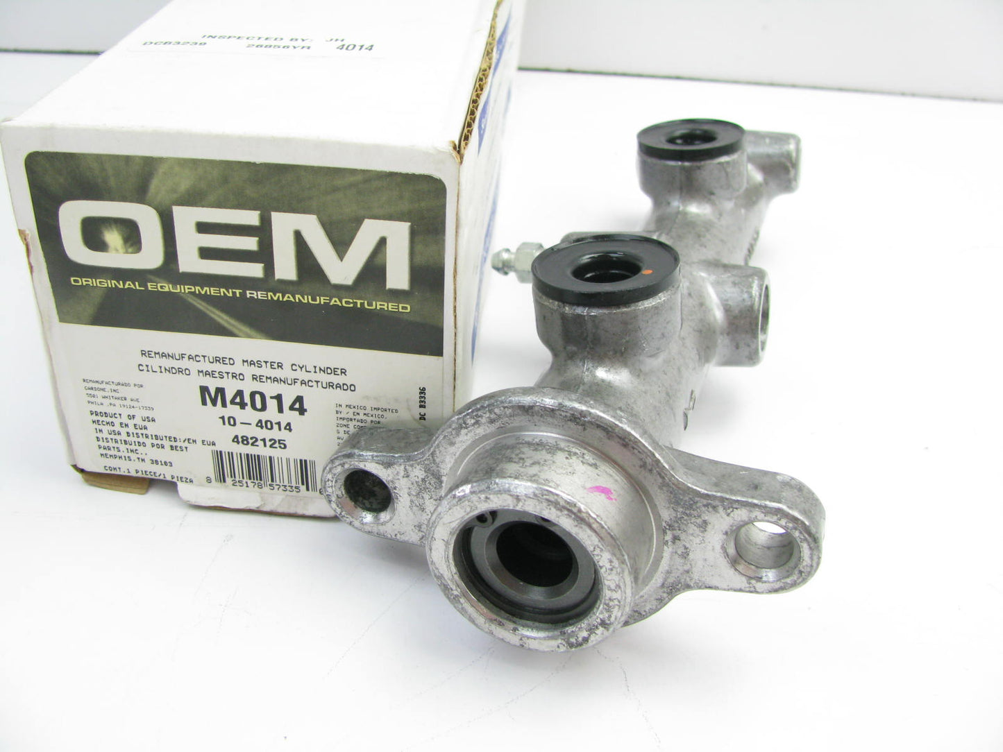 Oem Remanufacturing M4014 Reman Brake Master Cylinder W/O Reservoir