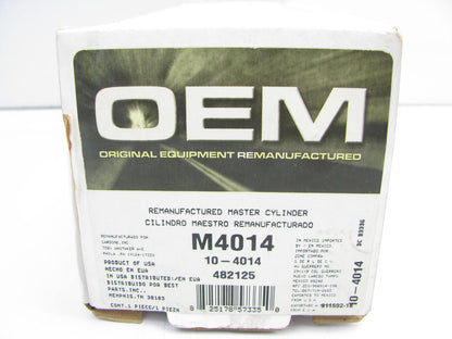Oem Remanufacturing M4014 Reman Brake Master Cylinder W/O Reservoir