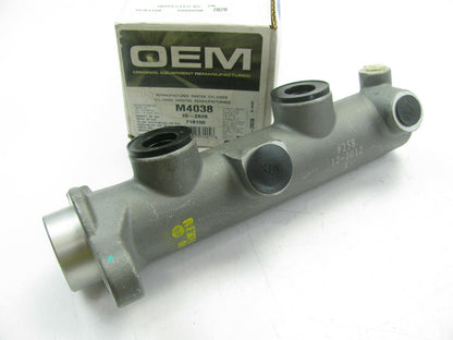 Oem Remanufacturing M4038 Brake Master Cylinder W/O Reservoir