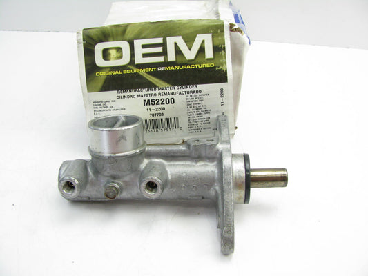 Oem Remanufacturing M52200 Brake Master Cylinder W/ O Reservoir