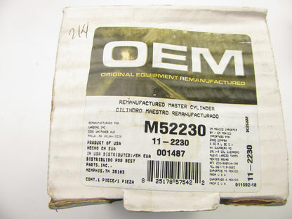 Oem Remanufacturing M52230 Brake Master Cylinder W/ O Reservoir 7/8'' Bore