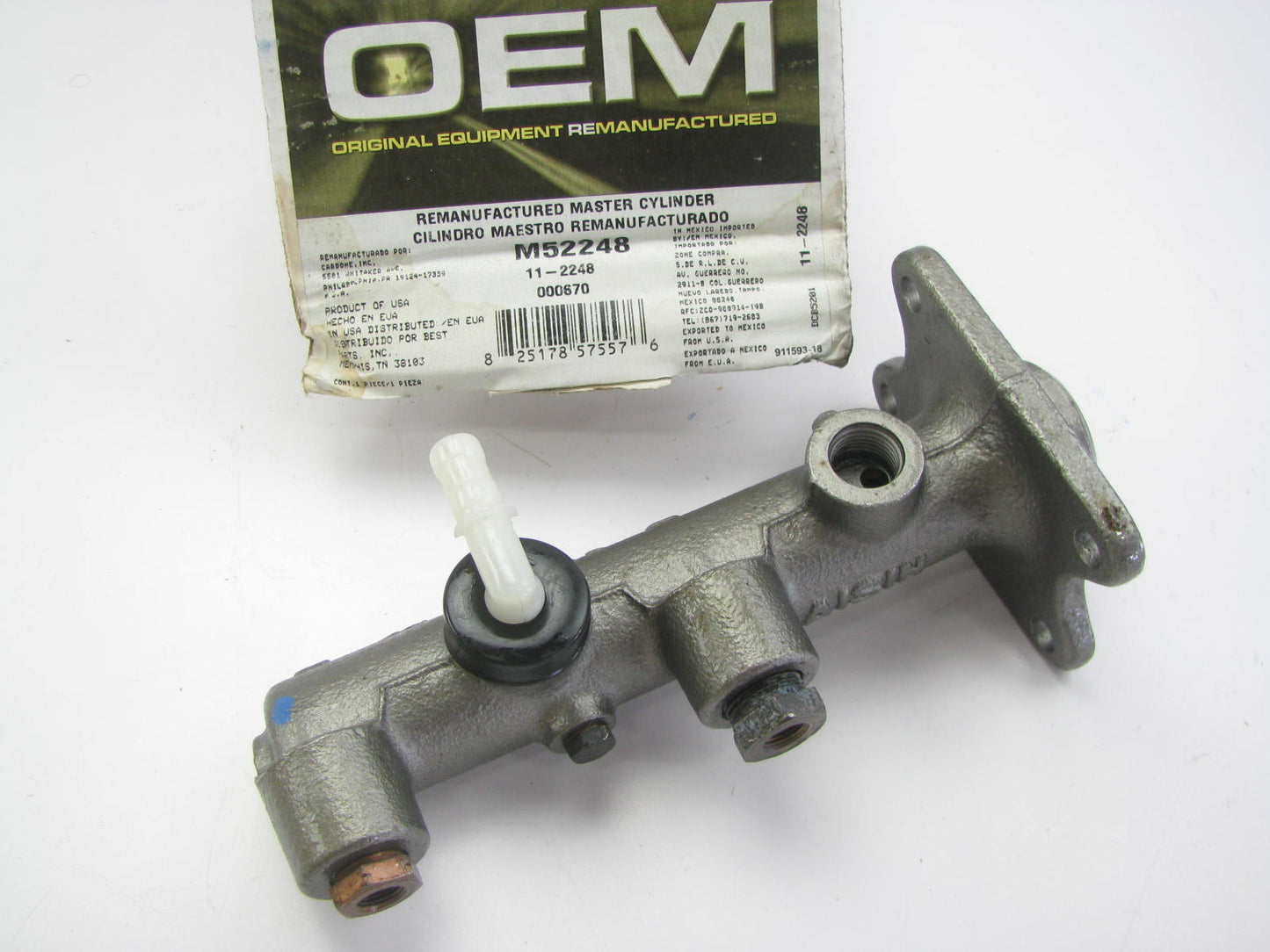 Oem Reman M52248 Brake Master Cylinder W/ O Reservoir 81-88 Toyota Pickup RWD