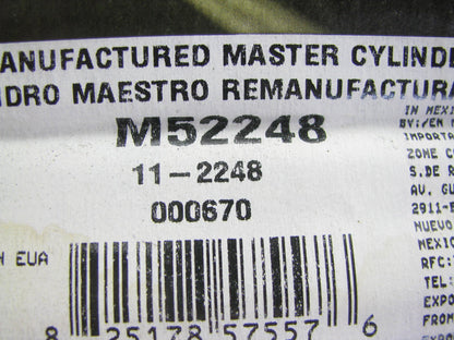 Oem Reman M52248 Brake Master Cylinder W/ O Reservoir 81-88 Toyota Pickup RWD