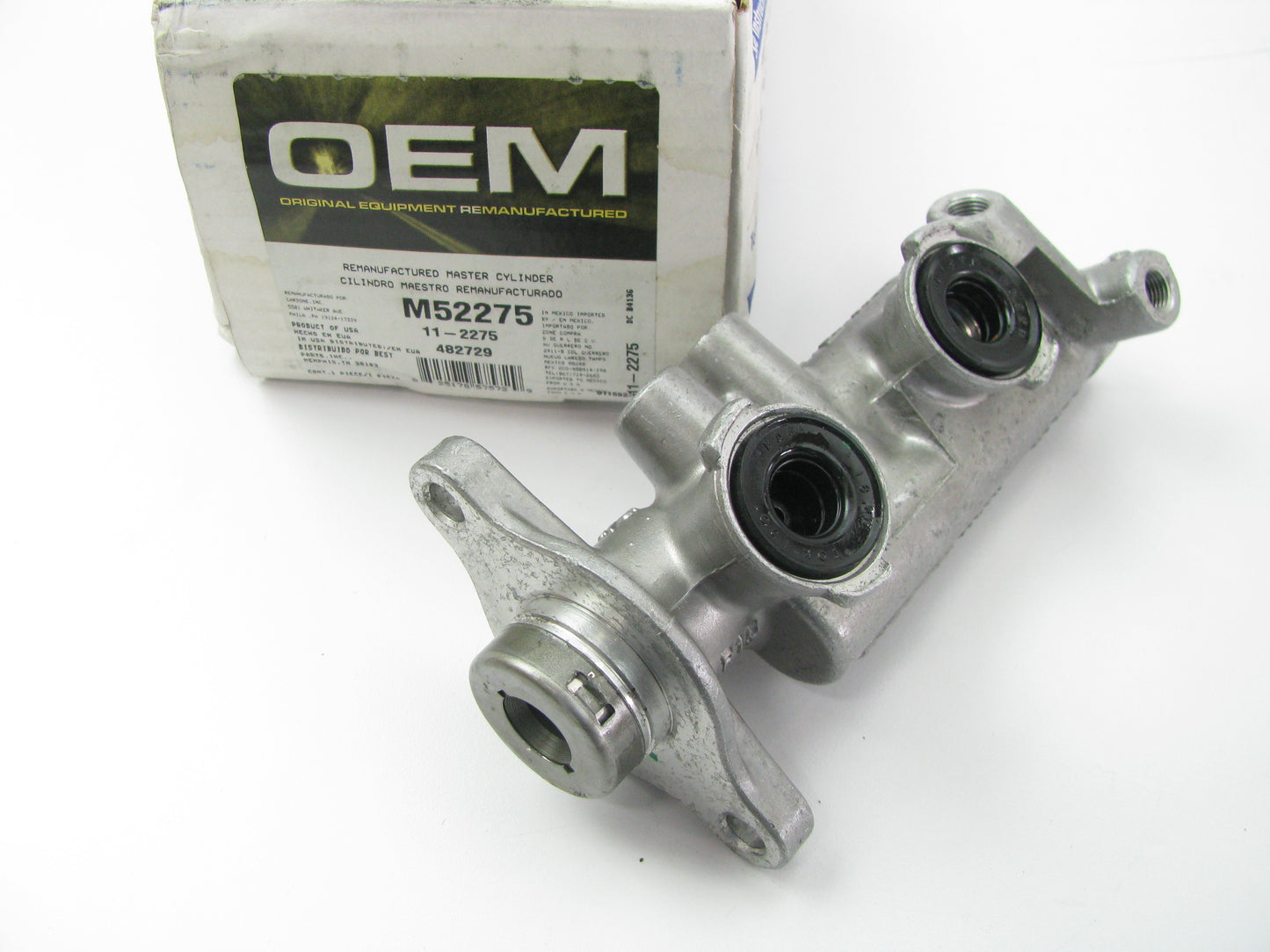 Oem Remanufacturing M52275 Reman Brake Master Cylinder W/O Reservoir