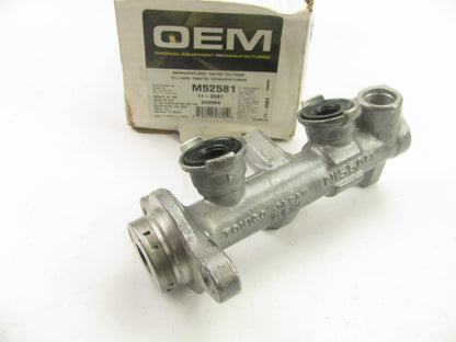 Oem Remanufacturing M52581 Reman Brake Master Cylinder W/O Reservoir