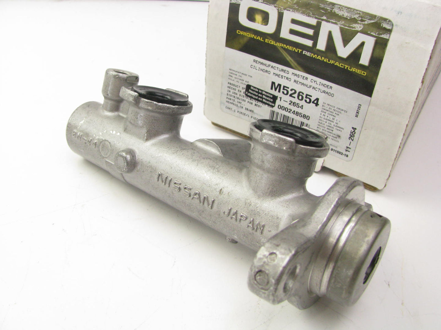 Oem Remanufacturing M52654 Brake Master Cylinder W/ O RESERVOIR