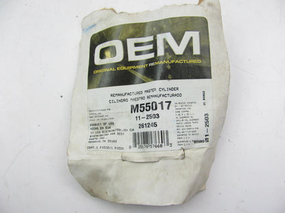 Oem M55017 Remanufactured Brake Master Cylinder W/O Reservoir