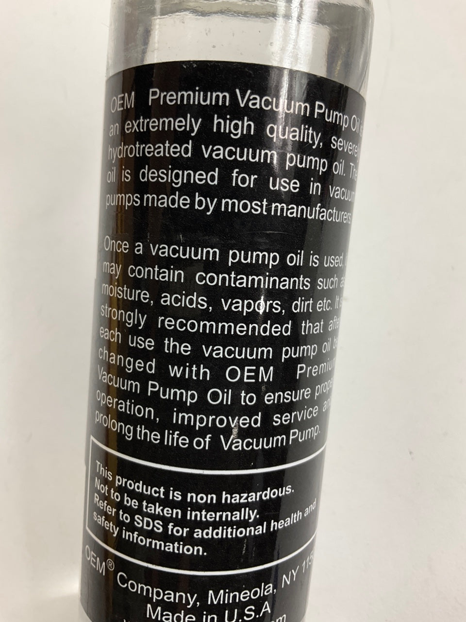 OEM Tools 24399 Vacuum Pump Oil 8 Oz.
