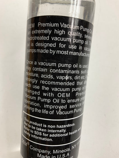 OEM Tools 24399 Vacuum Pump Oil 8 Oz.