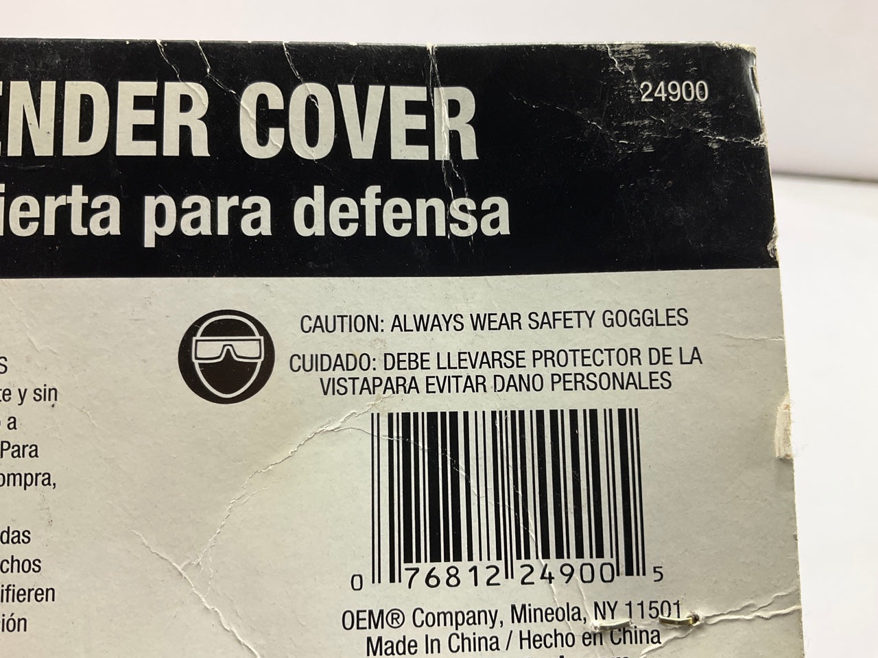 OEM TOOLS 24900 Black Vinyl Fender Cover, 27'' X 34'' Vehicle Repair Protector