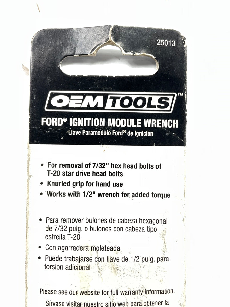 Oem Tools 25013 Ford Ignition Module Wrench For Distributor Mounted Modules