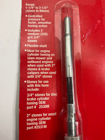 Oem Tools 25030 Adjustable Disc Brake And Small Engine Hone - 1-1/4'' To 3-1/2''