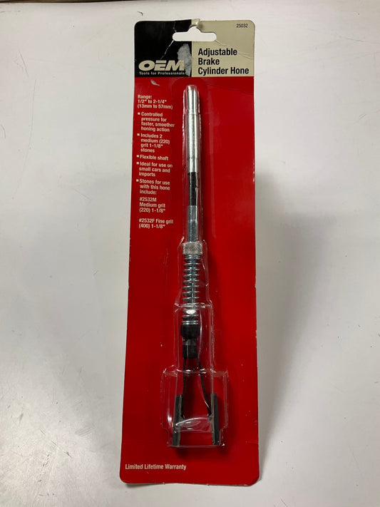OEM Tools 25032 Industrial Adjustable Brake Cylinder Hone - 1/2'' To 2-1/4'' Size