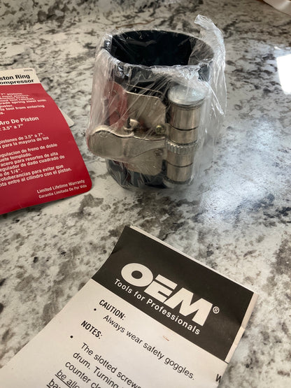 OEMTOOLS 25039 Piston Ring Compressor Tool (3 1/2 Inch­ To 7 Inch)