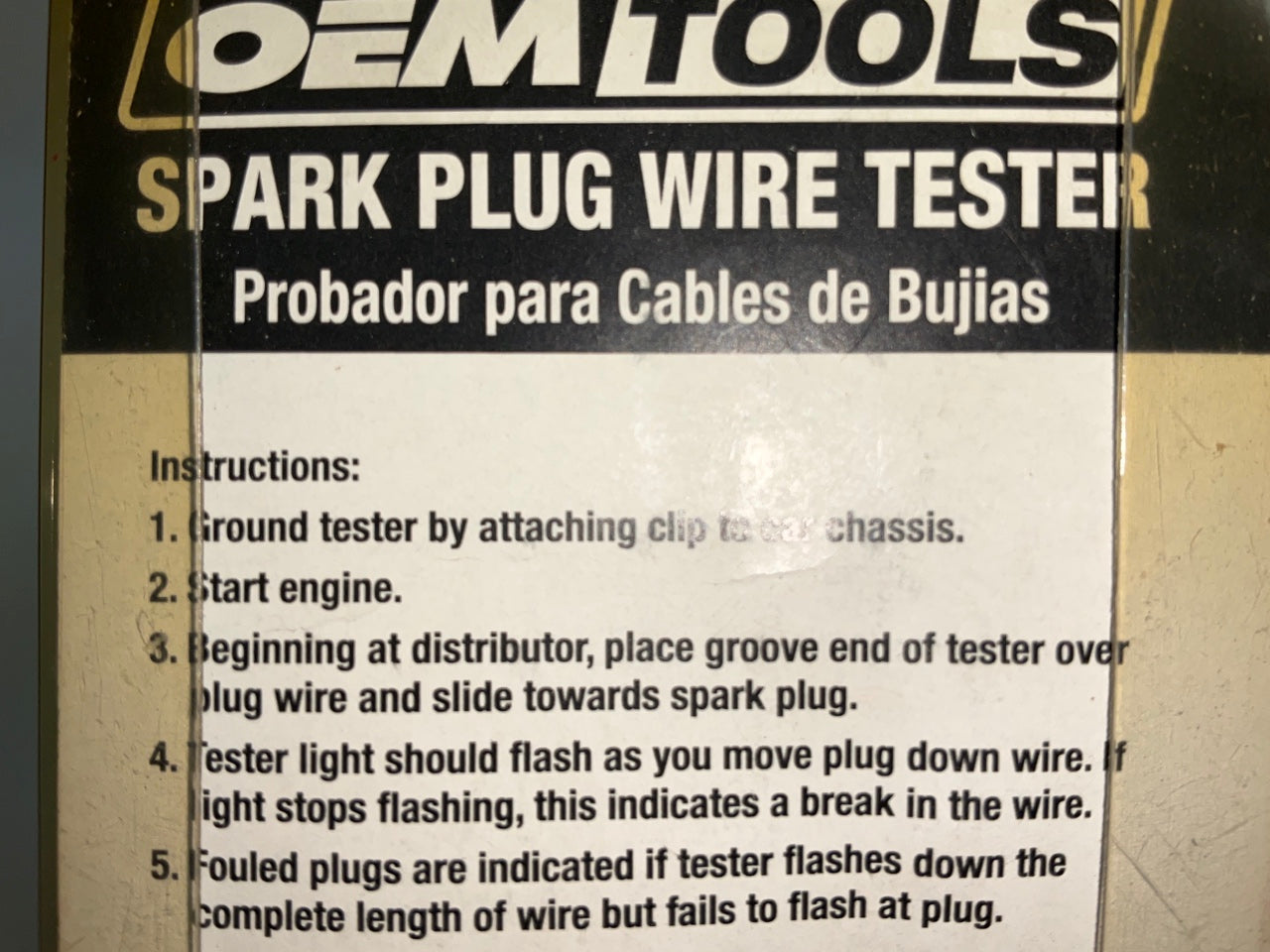 OEMTOOLS 25045 Ignition Spark Plug Wire Tester Tool