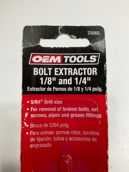 OEMTOOLS 25065  1/8'' And 1/4'' Broken Bolt Extractor, Stripped Bolt Removal Tool