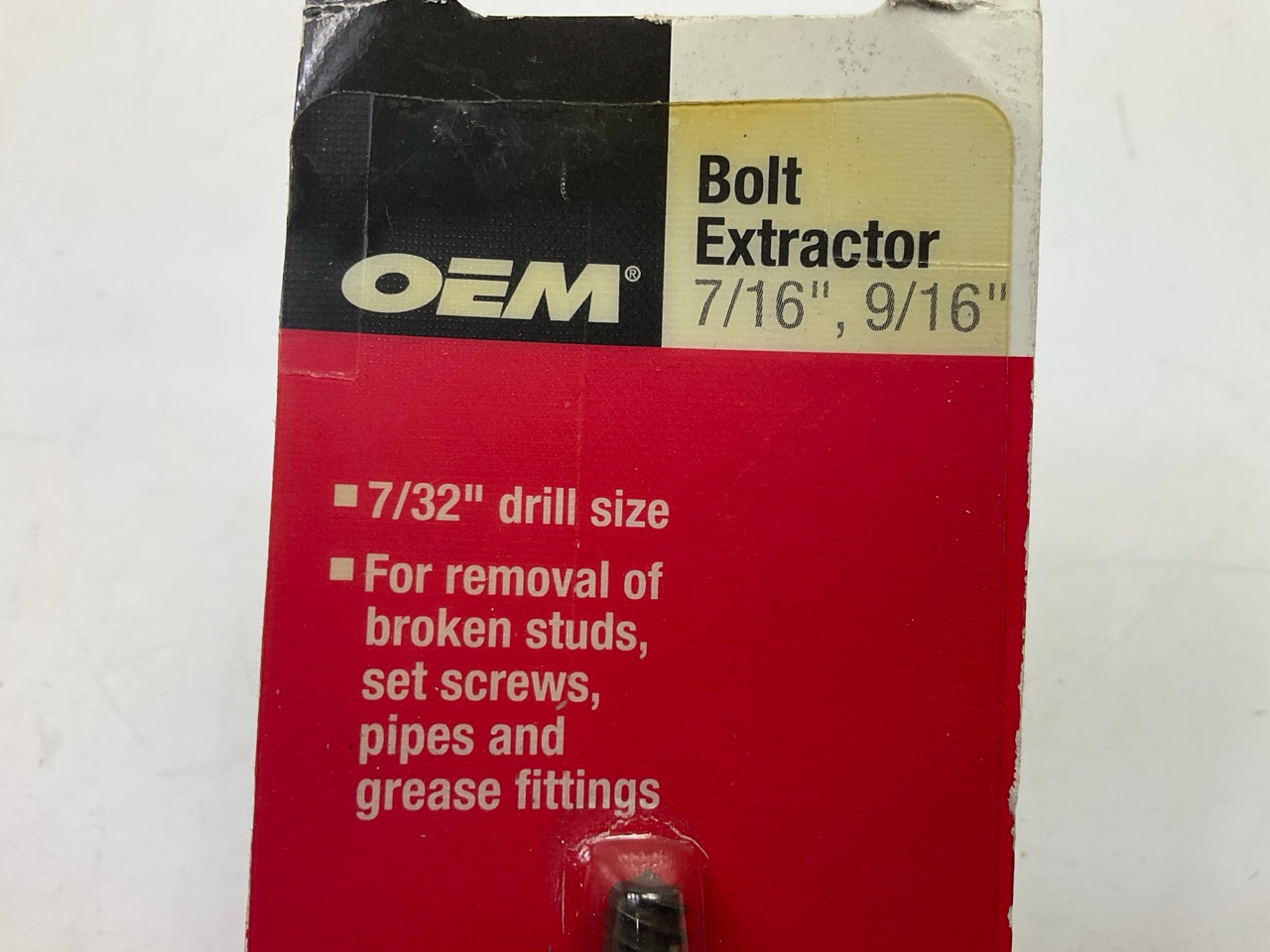 OEM Tools 25068 7/16'', 9/16'' Bolt Extractor, Uses 7/32'' Drill Size