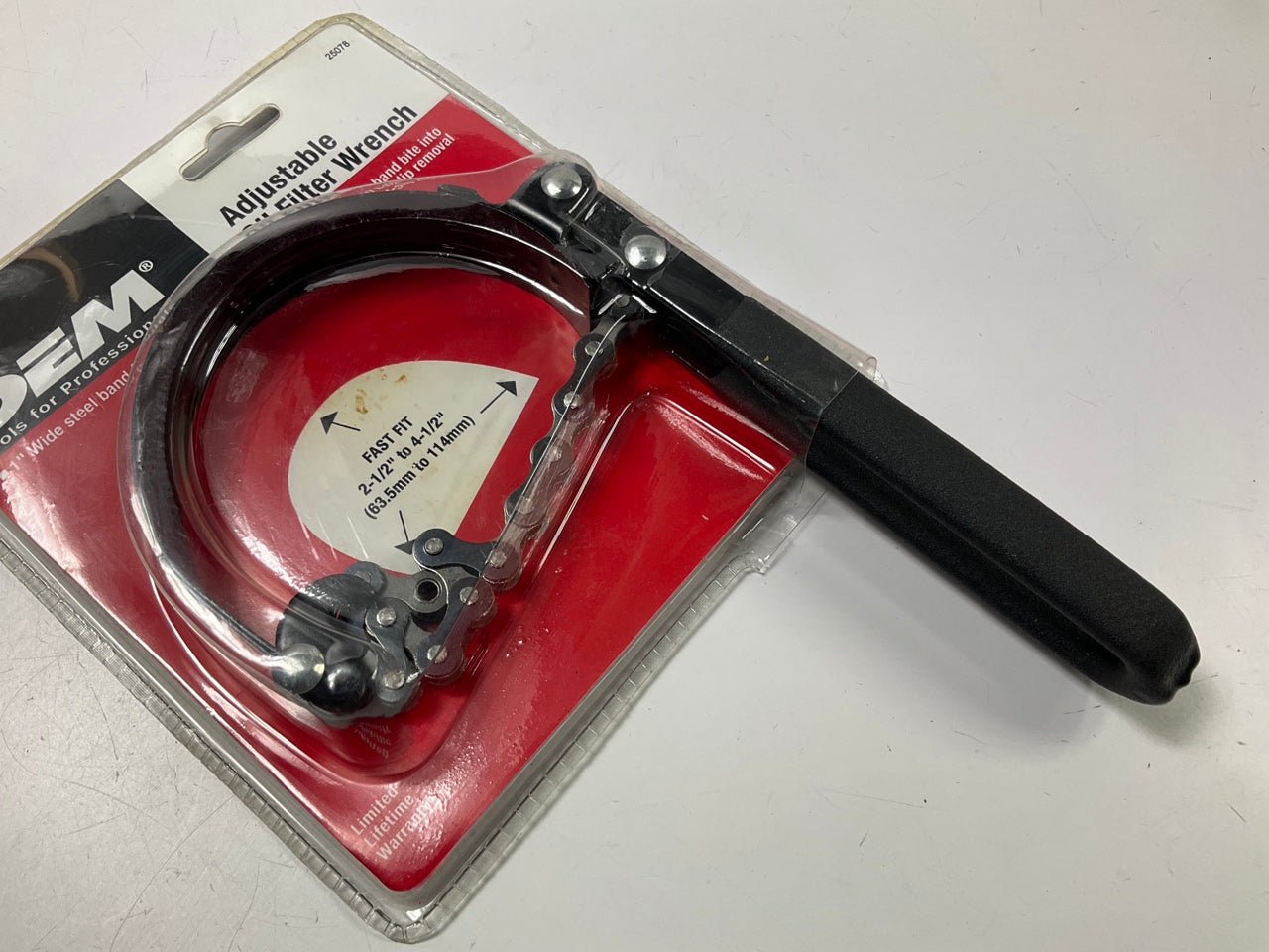 OEM Tools 25078 2-1/2-Inch To 4-1/2-Inch Adjustable Oil Filter Removal Wrench