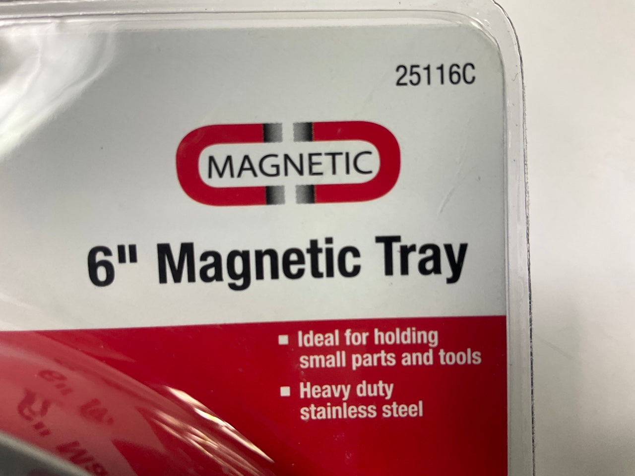 OEM TOOLS 25116C 6'' Round Magnetic Tray