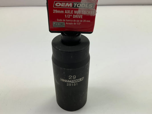 OEM Tools 25151 1/2 Inch Drive 29mm Axle Nut Socket