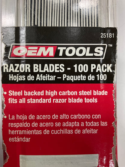 OEM Tools 25181 Razor Blades, 100 Pack