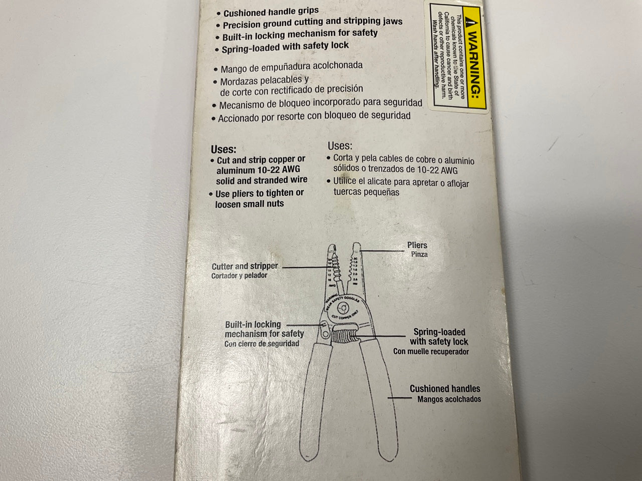 OEM Tools 25191 6 In Precision Wire Stripper / Cutter / Pliers - 10 To 22 AWG
