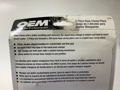 Oem Tools 25198 2-Piece Hose Clamp Pliers Set