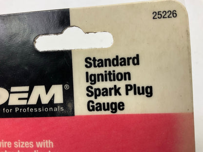 OEM TOOLS 25226 Standard Ignition Spark Plug Gauge, 0.025'' To 0.045''