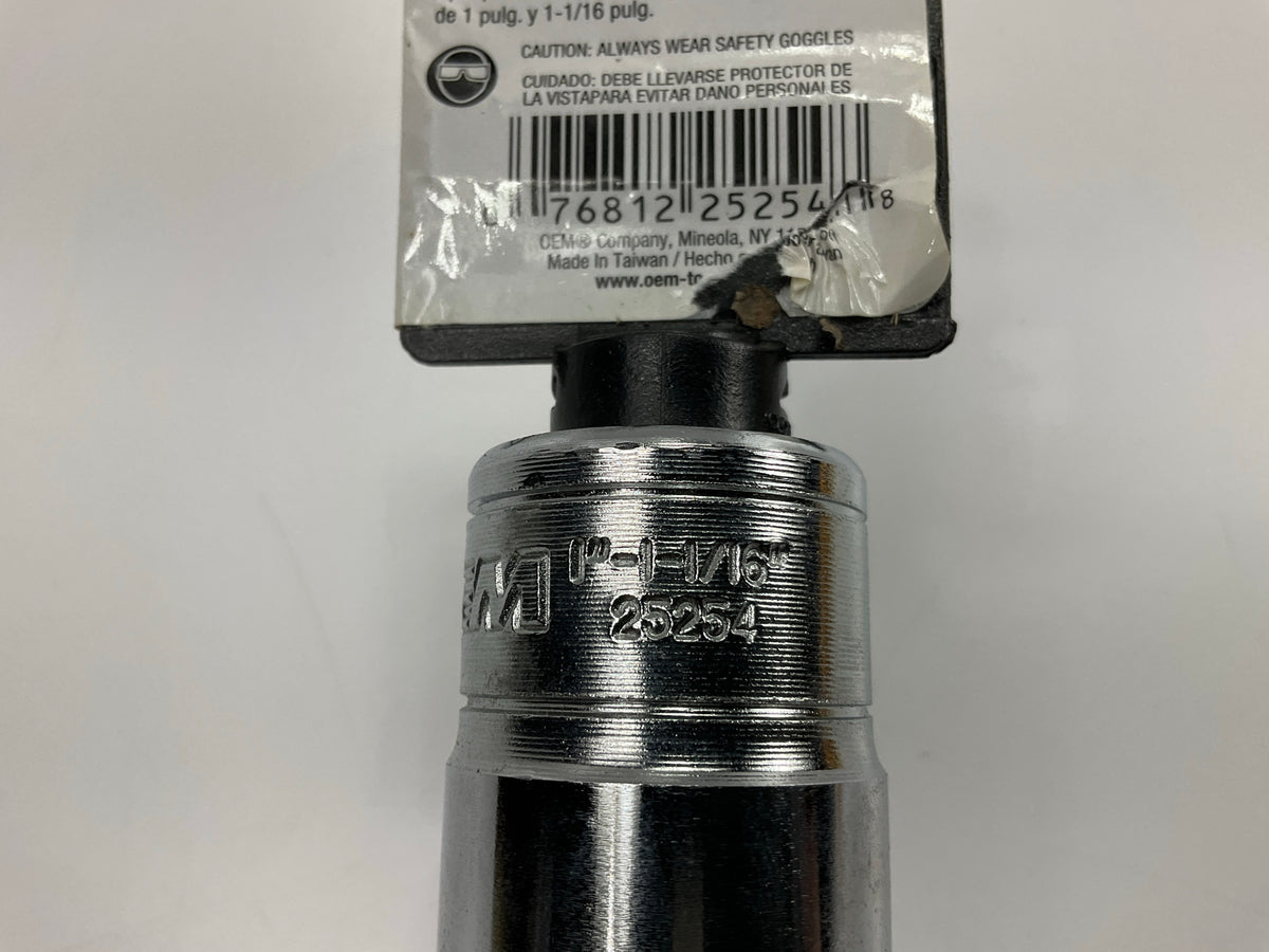 OEMTOOLS 25254 Oil Pressure Switch Socket, 1/2 Drive,  1 Inch And 1-1/16