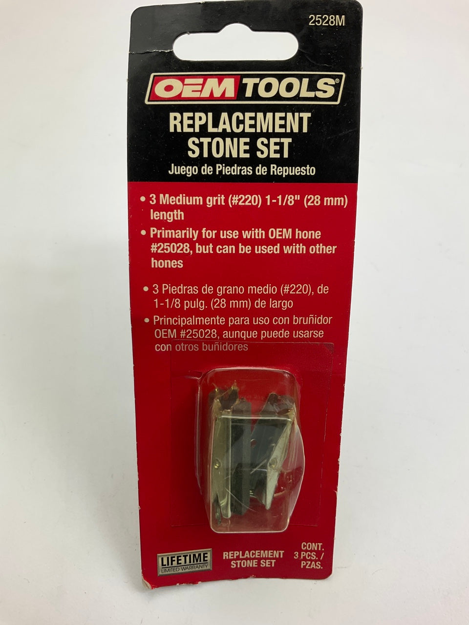 Oem Tools 2528M Hone Medium Grit #220 Replacement Stones (1-1/8'')