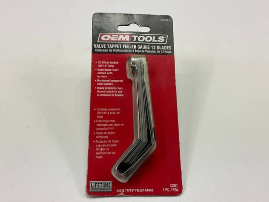 Oem Tools 25304 12 Blade Valve Tapper Feeler Gauge