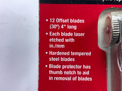 Oem Tools 25304 12 Blade Valve Tapper Feeler Gauge