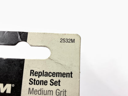 OEM Tools 2532M Brake Hone 2 Piece 1-1/8'' Replacement Stone Set Medium Grit #220