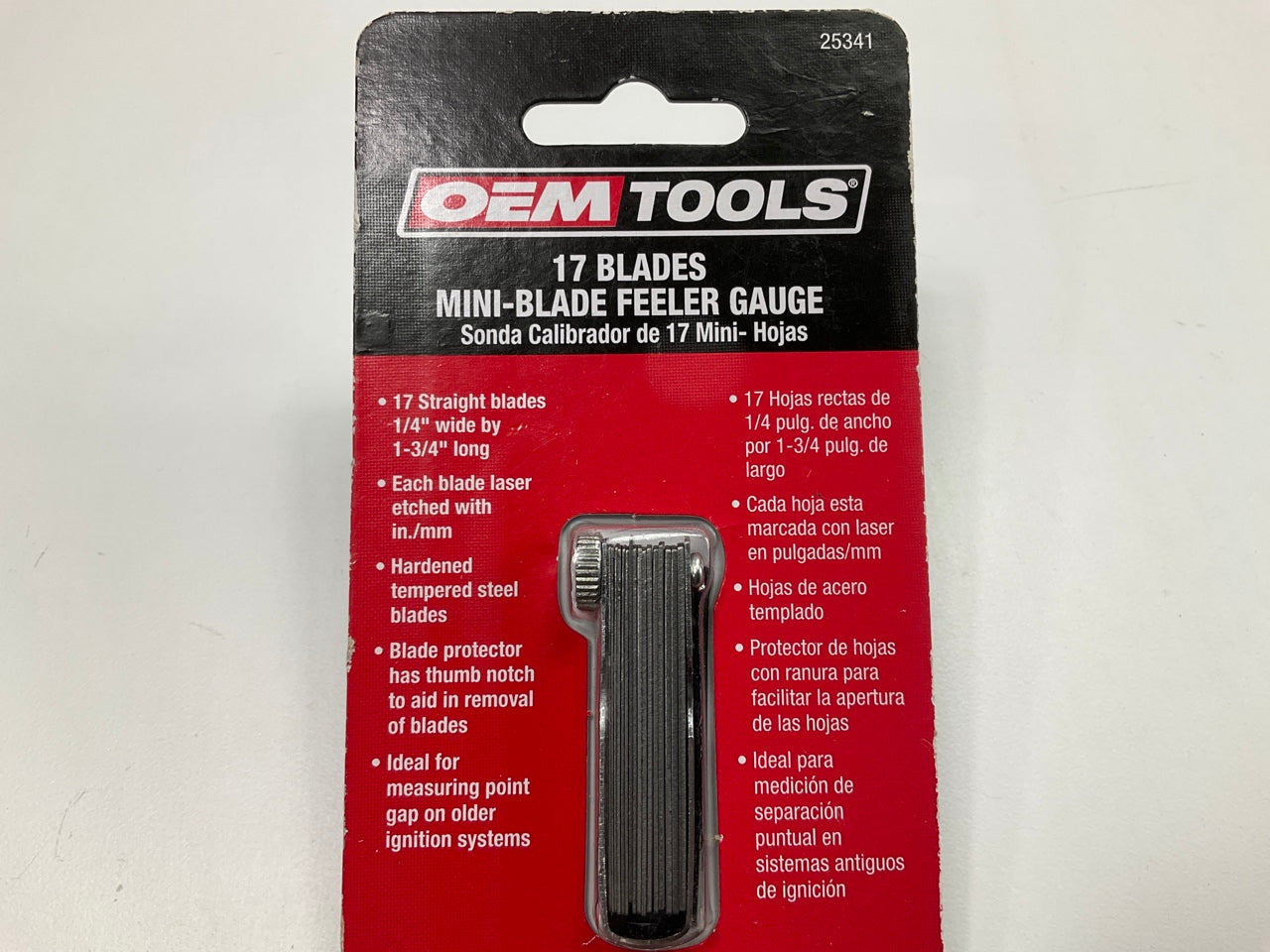 OEM Tools 25341 17 Mini-Blade Ignition Feeler Gauge