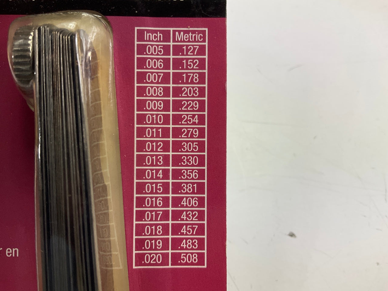 OEM Tools 25349 Offset Feeler Gauge With 16-Blade