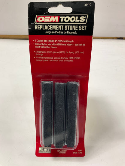 OEM Tools 2541C Coarse Grit 4 Inch 3 Piece Replacement Hone Stone Set