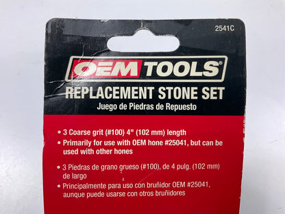 OEM Tools 2541C Coarse Grit 4 Inch 3 Piece Replacement Hone Stone Set