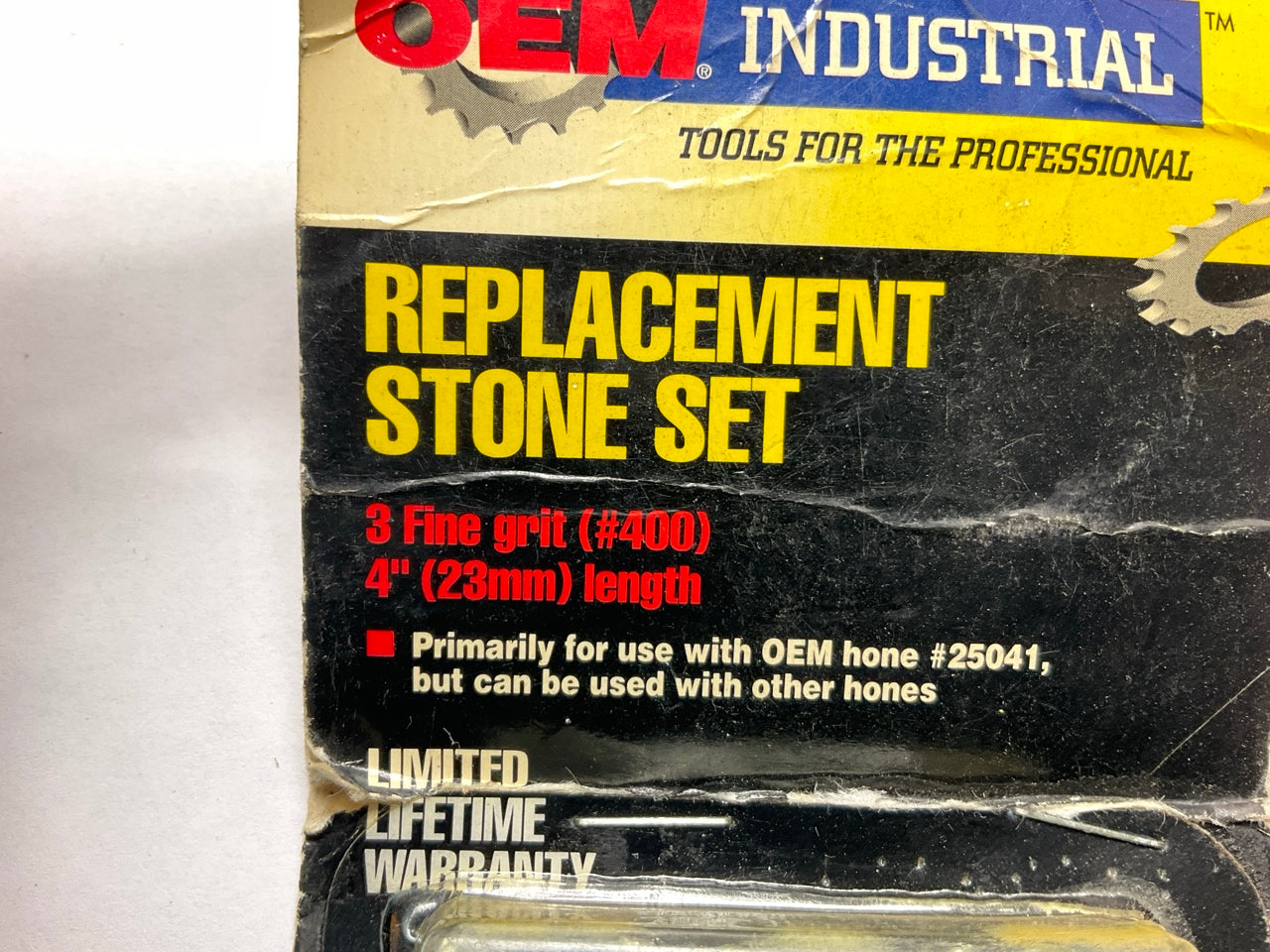 OEM Tools 2541F  4'' Inch Replacement Hone Stone Set, 3 Fine Grit, 4'' Length