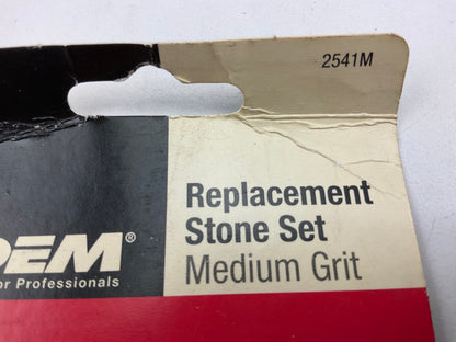 OEMTOOLS 2541M 4 Inch Replacement Stone Set, Medium Grit, 3 Piece