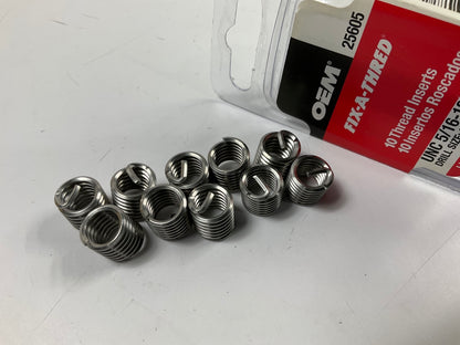OEM Tools 25605 Fix-A-Thread Inserts UNC 5/16''-18 X 1.5D - 10 Pack