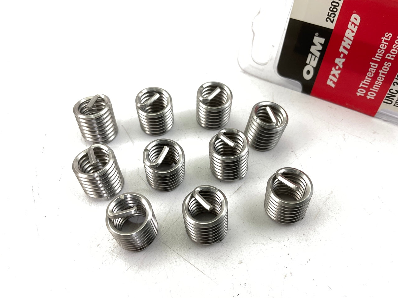 OEM Tools 25607 Fix-A-Thread Inserts UNC 3/8''-16 X 1.5D - 10 Pack