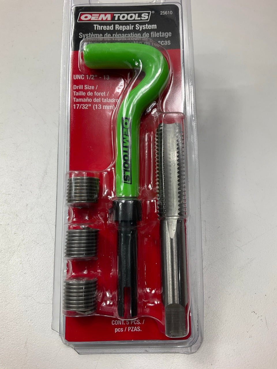 Oem Tools 25610 Permanent Thread Repair Kit  1/2''-13  (UNC 1/2'' - 13)