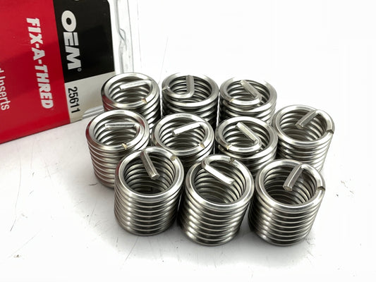 OEM Tools 25611 1/2 Inch Fix-A-Thread Inserts - 10 / Pack