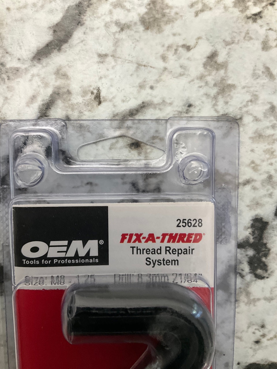 Oem Tools 25628 PERMANENT Helicoil Thread Repair Kit - Metric M8 - 1.25