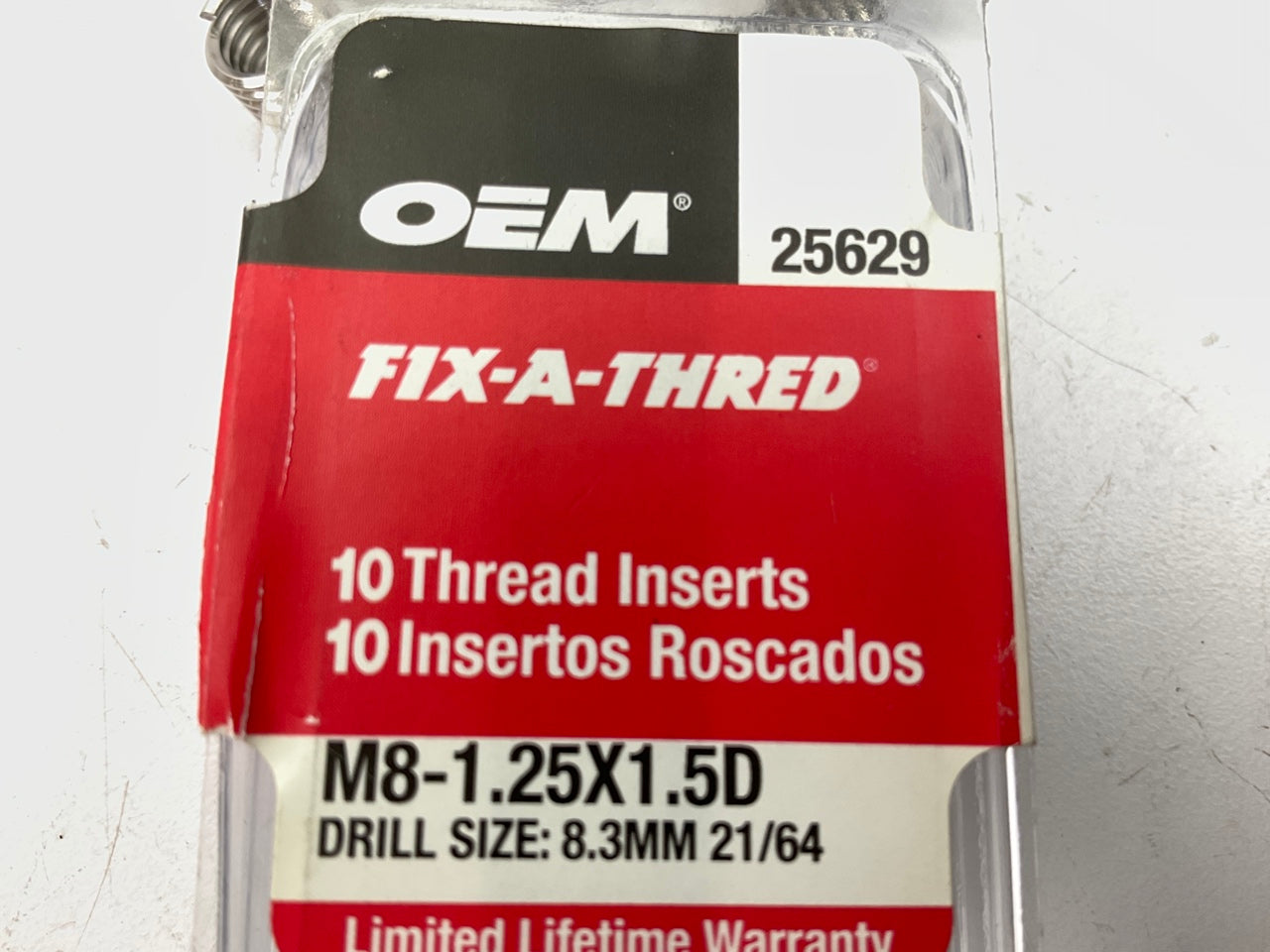 OEM Tools 25629 Fix-A-Thread Inserts M8-1.25 X 1.5D - 10 Pack