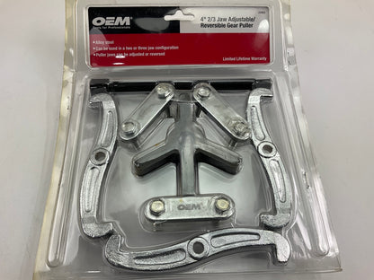 Oem Tools 25903 2/3 4 Inch Jaw Gear, Bearing, Pulley Puller Tool Kit